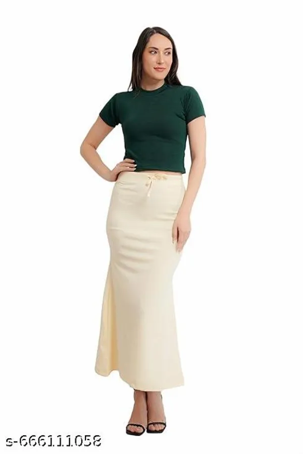 Beige_Premium_Lycra_Shapewear_Petticoat_Skirt_For_Women