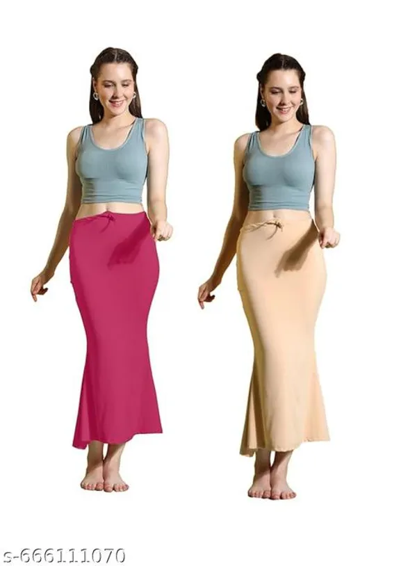 Multicolor_Premium_Lycra_Shapewear_Petticoat_Skirt_For_Women_Pack_Of_2