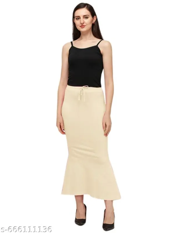 Beige_Premium_Lycra_Shapewear_Petticoat_Skirt_For_Women