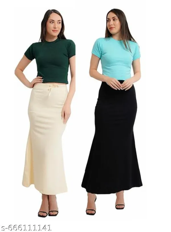 Multicolor_Premium_Lycra_Shapewear_Petticoat_Skirt_For_Women_Pack_Of_2