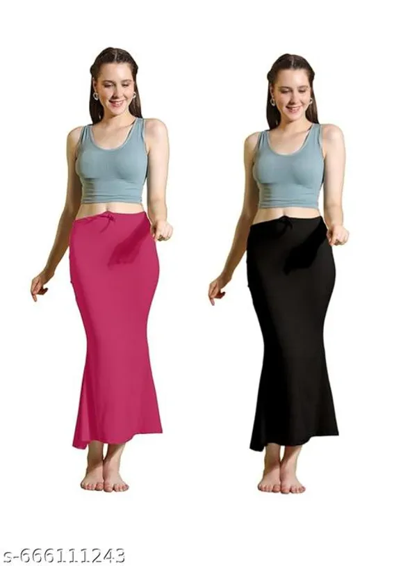 Multicolor_Premium_Lycra_Shapewear_Petticoat_Skirt_For_Women_Pack_Of_2