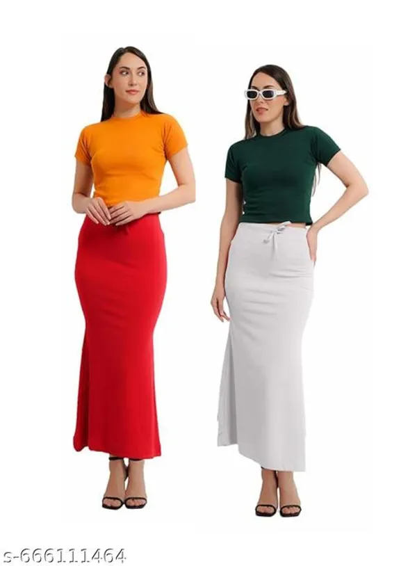 Multicolor_Premium_Lycra_Shapewear_Petticoat_Skirt_For_Women_Pack_Of_2
