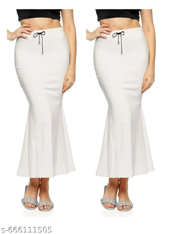 White_Premium_Lycra_Shapewear_Petticoat_Skirt_For_Women_Pack_Of_2
