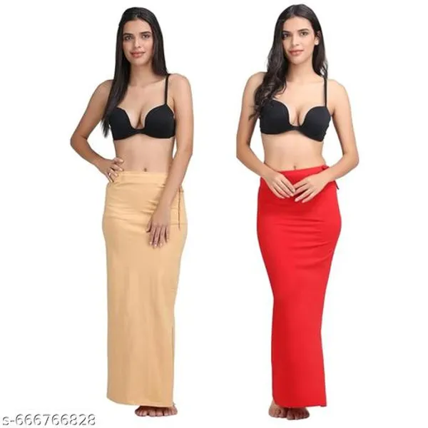 Multicolor_Premium_Lycra_Shapewear_Petticoat_Skirt_For_Women_Pack_Of_2