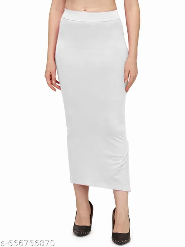 White_Premium_Lycra_Shapewear_Petticoat_Skirt_For_Women