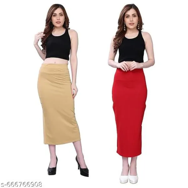 Red_And_Gold_Premium_Lycra_Shapewear_Petticoat_Skirt_For_Women_Pack_Of_2