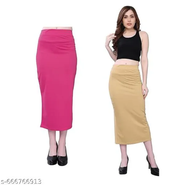 Multicolor_Premium_Lycra_Shapewear_Petticoat_Skirt_For_Women_Pack_Of_2