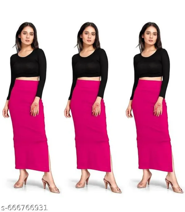 Multicolor_Premium_Lycra_Shapewear_Petticoat_Skirt_For_Women_Pack_Of_3