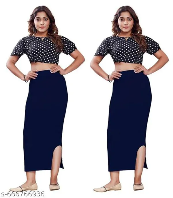 Navy_Blue_Premium_Lycra_Shapewear_Petticoat_Skirt_For_Women_Pack_Of_2