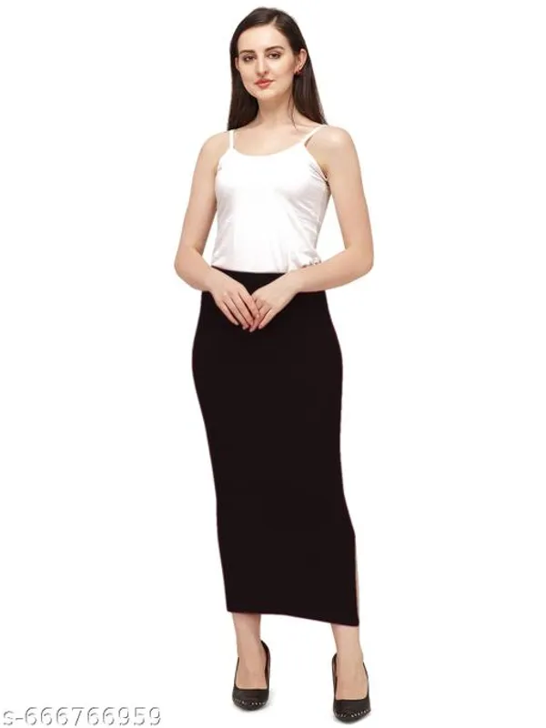 Black_Premium_Lycra_Shapewear_Petticoat_Skirt_For_Women
