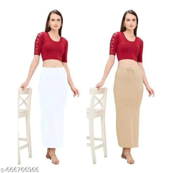 Multicolor_Premium_Lycra_Shapewear_Petticoat_Skirt_For_Women_Pack_Of_2