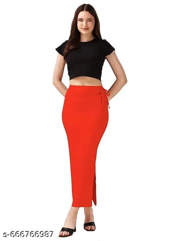 Red_Premium_Lycra_Shapewear_Petticoat_Skirt_For_Women