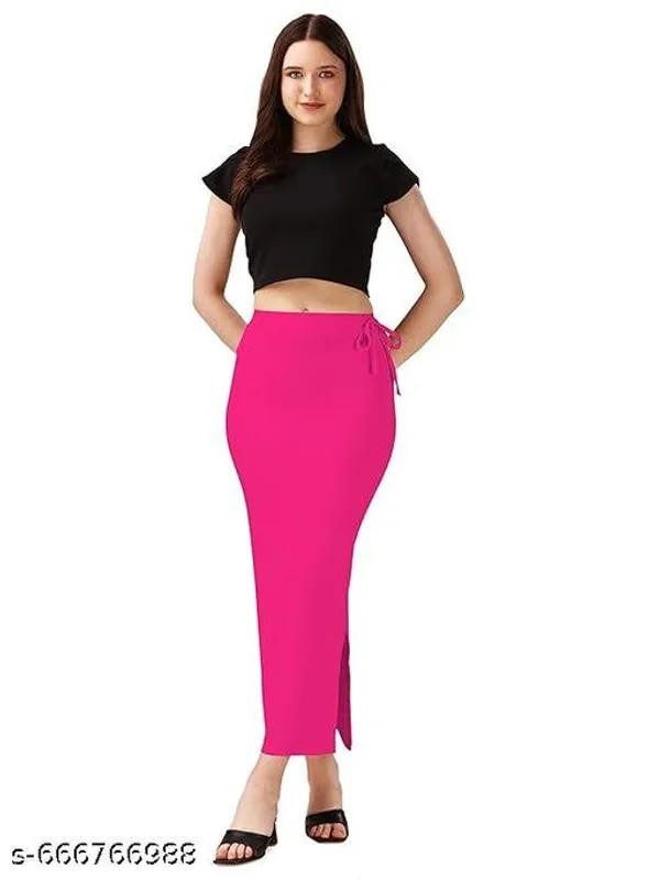 Pink_Premium_Lycra_Shapewear_Petticoat_Skirt_For_Women