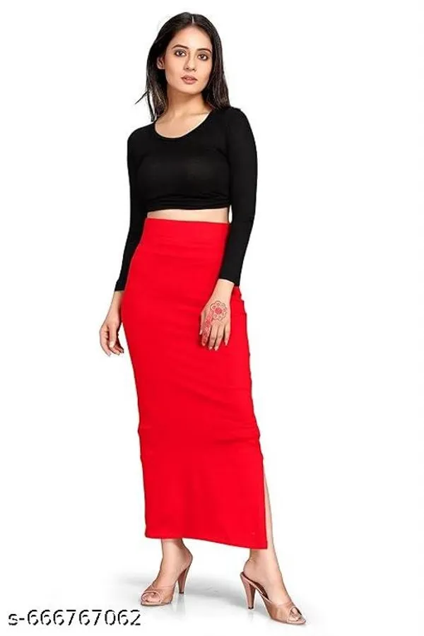 Red_Premium_Lycra_Shapewear_Petticoat_Skirt_For_Women