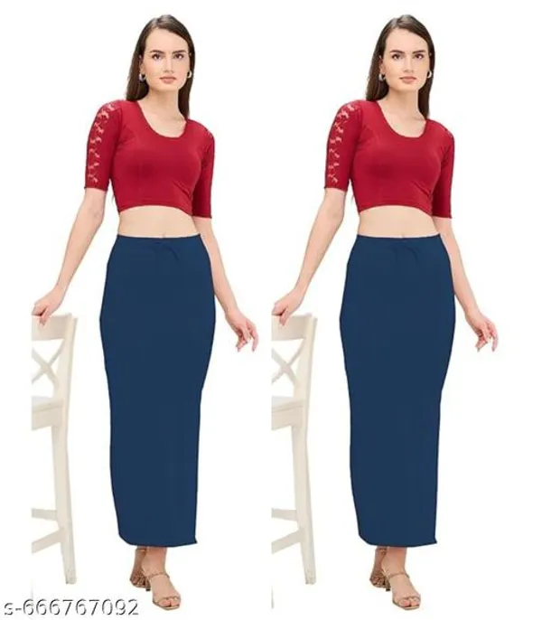 Multicolor_Premium_Lycra_Shapewear_Petticoat_Skirt_For_Women_Pack_Of_2