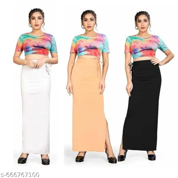 Multicolor_Premium_Lycra_Shapewear_Petticoat_Skirt_For_Women_Pack_Of_3