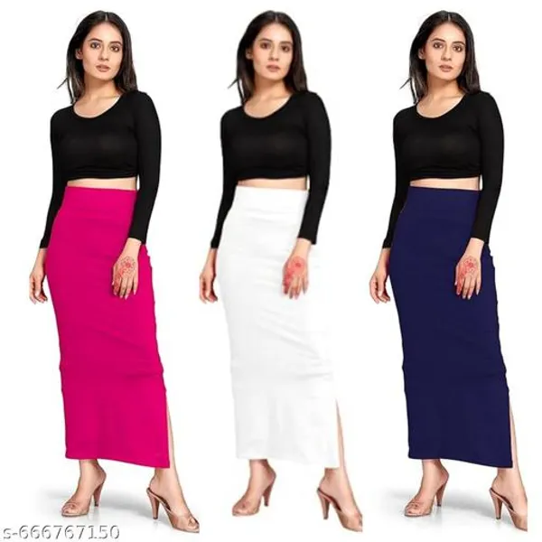 Multicolor_Premium_Lycra_Shapewear_Petticoat_Skirt_For_Women_Pack_Of_3