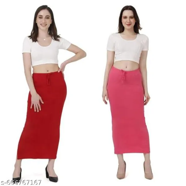 Maroon_And_Pink_Premium_Lycra_Shapewear_Petticoat_Skirt_For_Women_Pack_Of_2