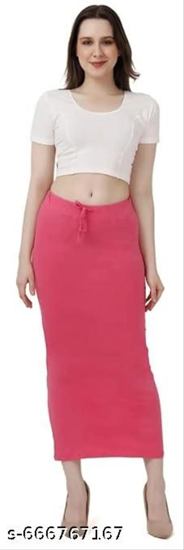 Maroon_And_Pink_Premium_Lycra_Shapewear_Petticoat_Skirt_For_Women_Pack_Of_2