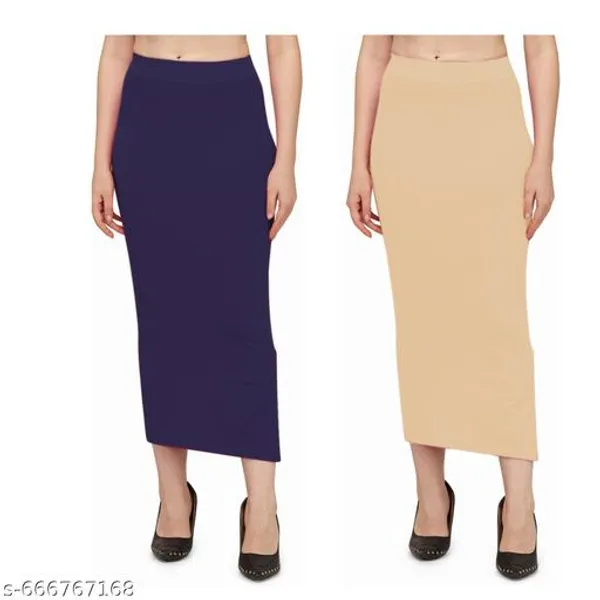 Multicolor_Premium_Lycra_Shapewear_Petticoat_Skirt_For_Women_Pack_Of_2