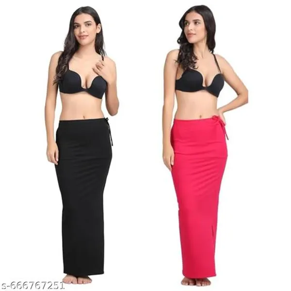 Multicolor_Premium_Lycra_Shapewear_Petticoat_Skirt_For_Women_Pack_Of_2