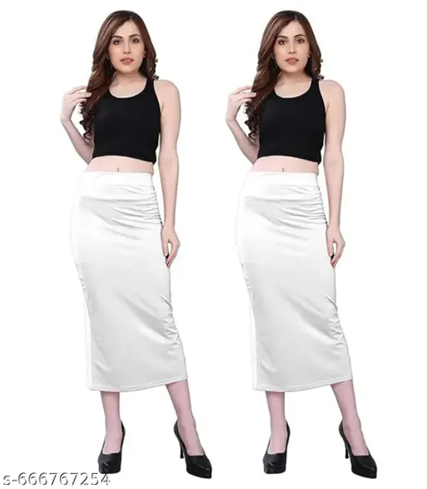 White_Premium_Lycra_Shapewear_Petticoat_Skirt_For_Women_Pack_Of_2