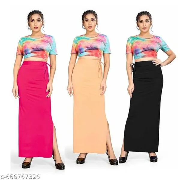 Multicolor_Premium_Lycra_Shapewear_Petticoat_Skirt_For_Women_Pack_Of_3
