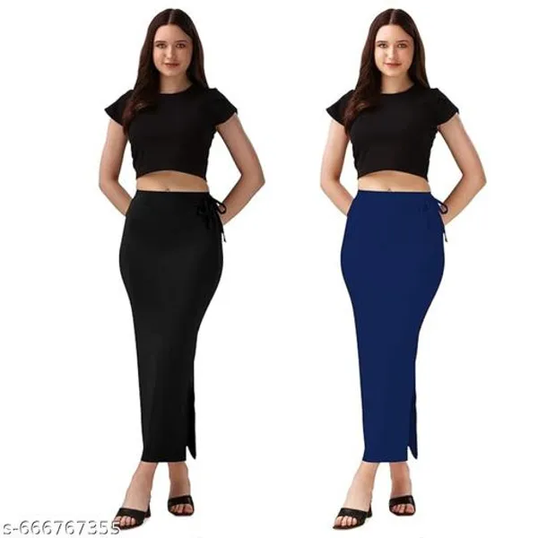 Multicolor_Premium_Lycra_Shapewear_Petticoat_Skirt_For_Women_Pack_Of_2
