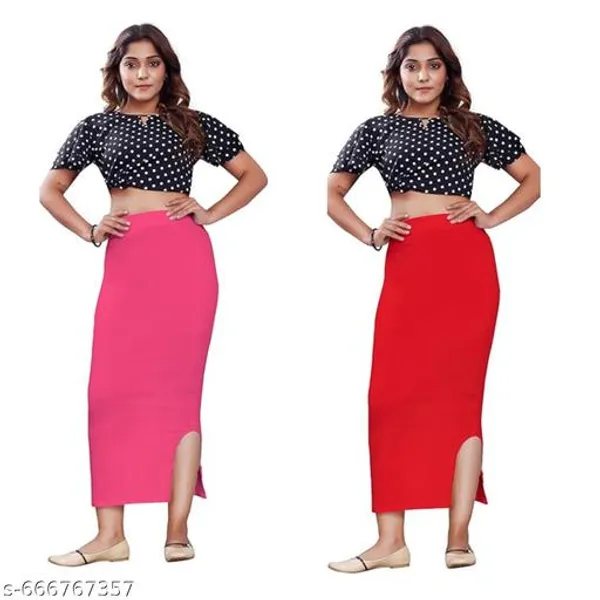 Multicolor_Premium_Lycra_Shapewear_Petticoat_Skirt_For_Women_Pack_Of_2
