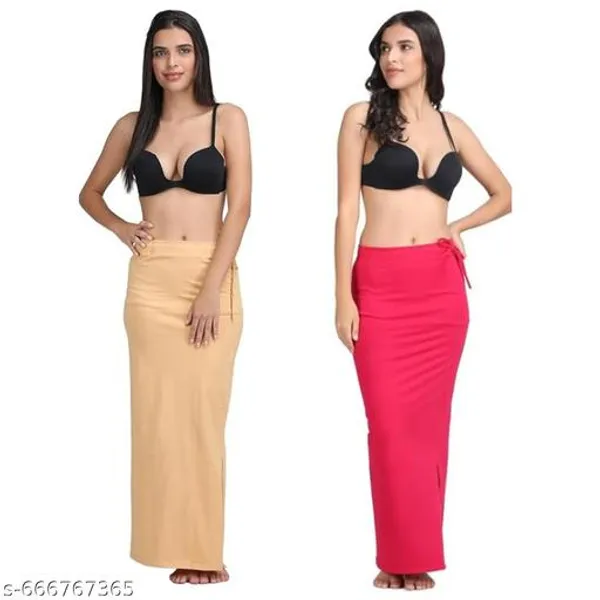 Multicolor_Premium_Lycra_Shapewear_Petticoat_Skirt_For_Women_Pack_Of_2
