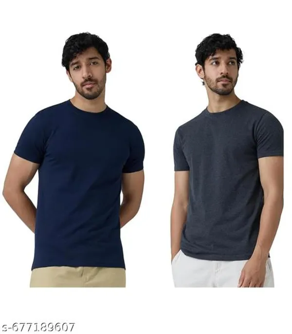 Multicolor_Premium_Lycra_T_Shirt_For_Men_Pack_Of_2