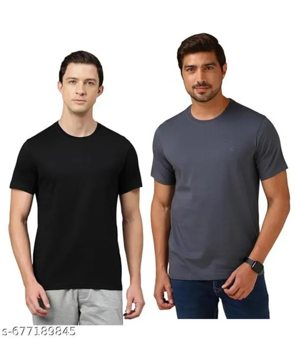 Multicolor_Premium_Lycra_T_Shirt_For_Men_Pack_Of_2