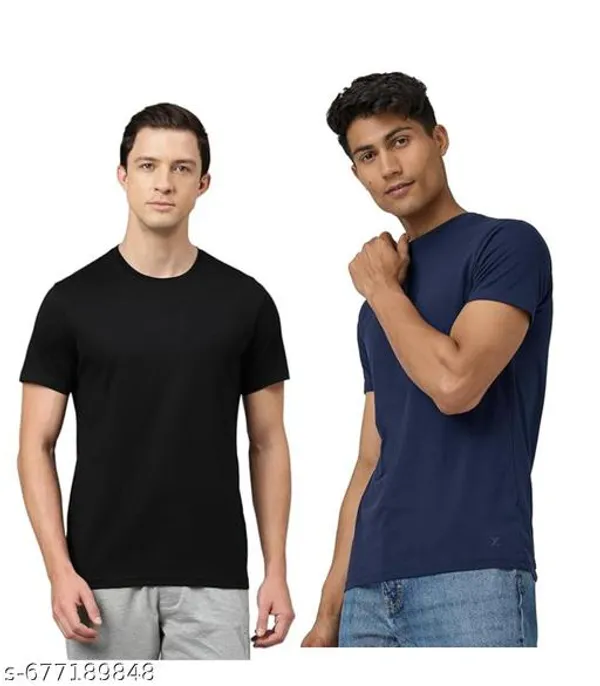 Multicolor_Premium_Lycra_T_Shirt_For_Men_Pack_Of_2