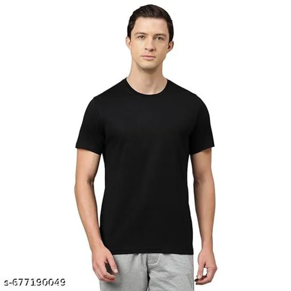 Black_Premium_Lycra_T_Shirt_For_Men