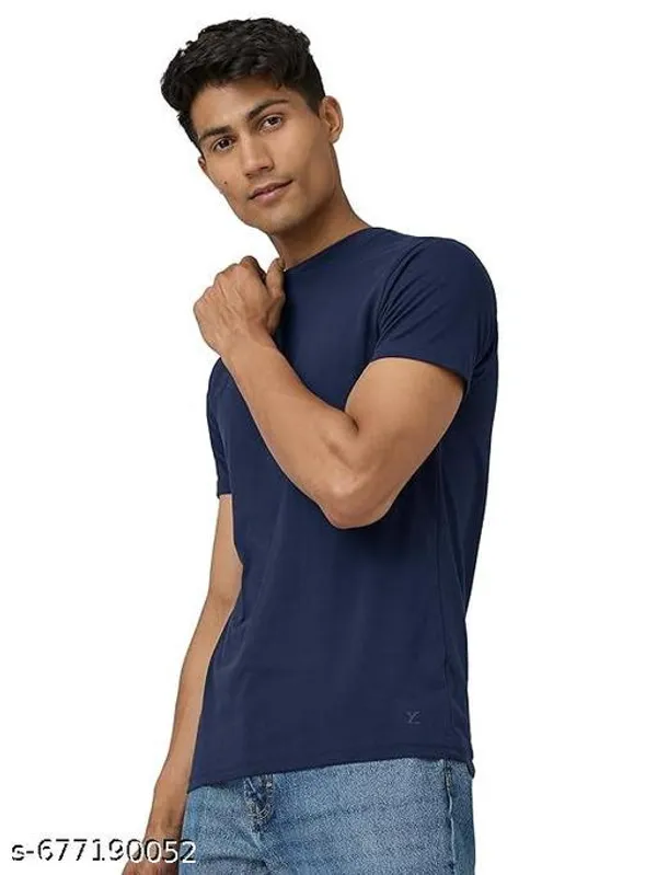 Blue_Premium_Lycra_T_Shirt_For_Men
