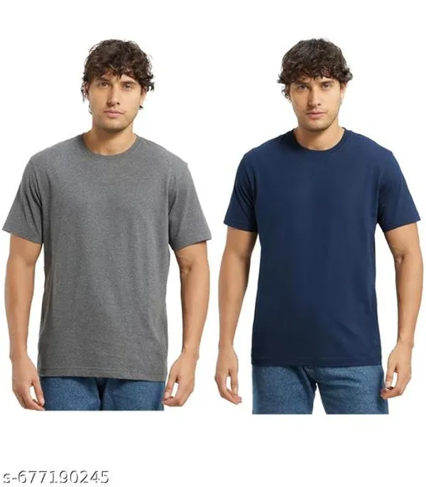 Multicolor_Premium_Lycra_T_Shirt_For_Men_Pack_Of_2