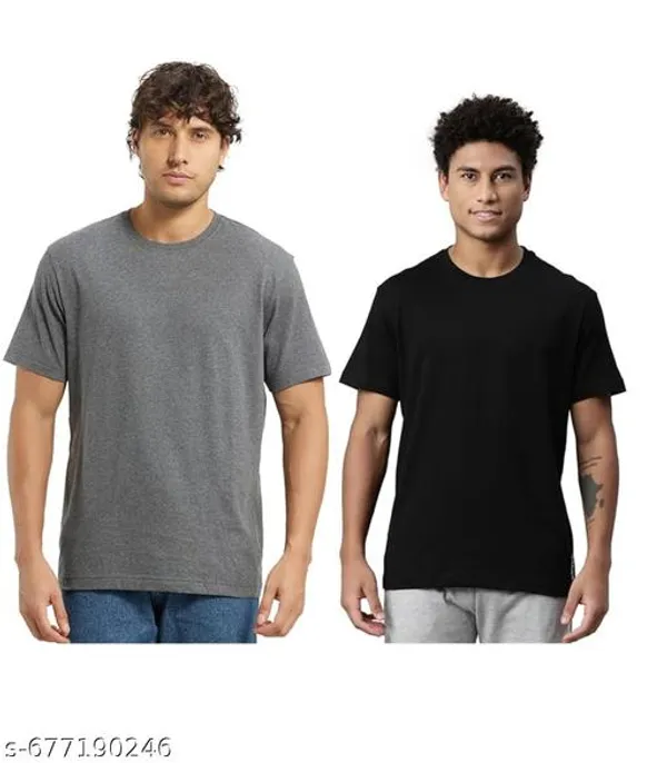 Multicolor_Premium_Lycra_T_Shirt_For_Men_Pack_Of_2