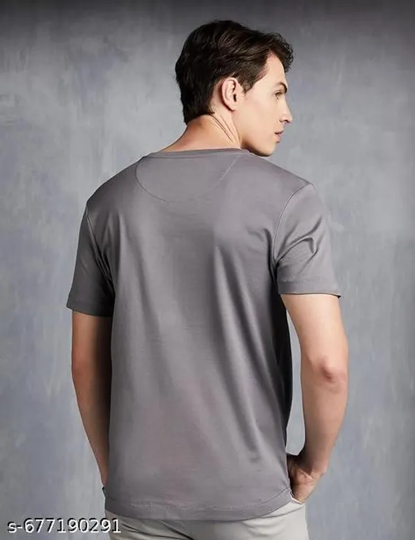 Grey_Premium_Lycra_T_Shirt_For_Men