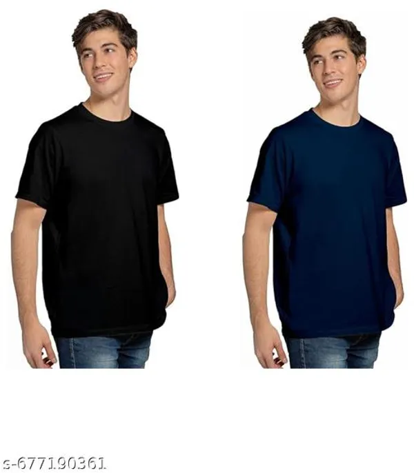 Multicolor_Premium_Lycra_T_Shirt_For_Men_Pack_Of_2