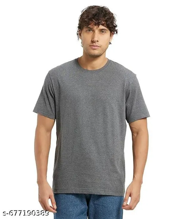 Grey_Premium_Lycra_T_Shirt_For_Men