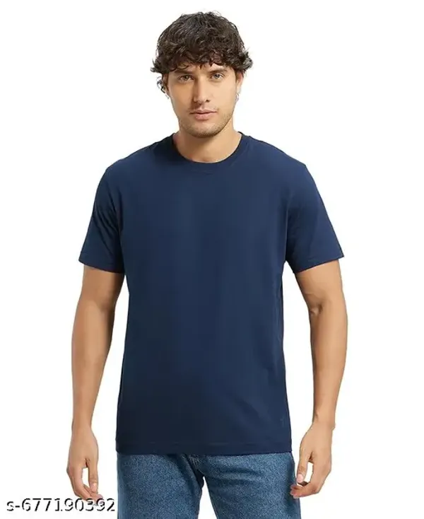 Blue_Premium_Lycra_T_Shirt_For_Men