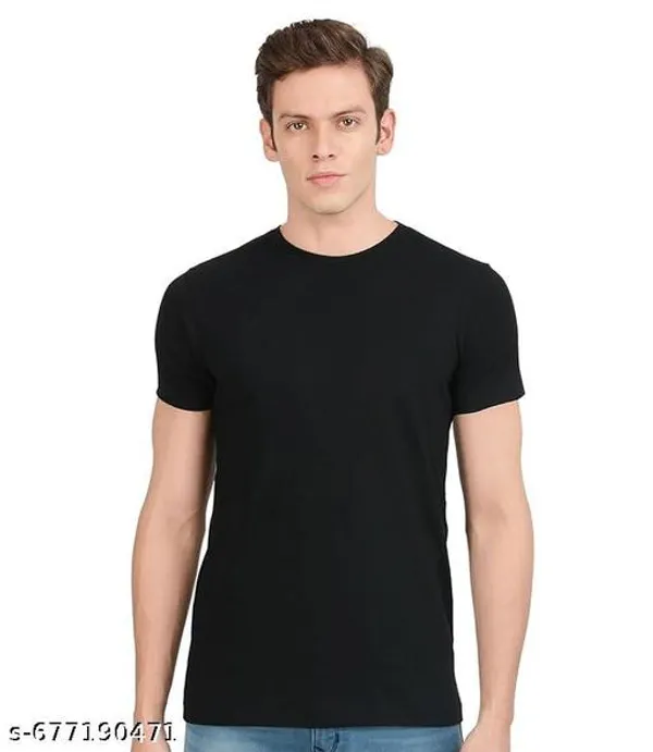 Black_Premium_Lycra_T_Shirt_For_Men