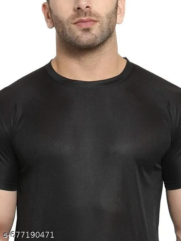Black_Premium_Lycra_T_Shirt_For_Men