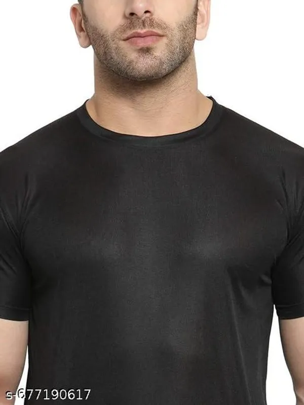 Black_Premium_Lycra_T_Shirt_For_Men