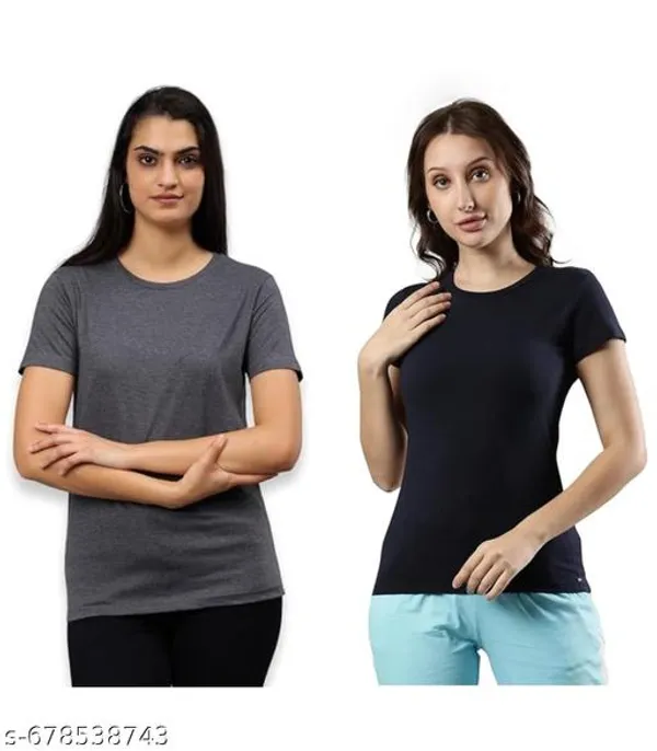 Multicolor_Premium_Polyester_T_Shirt_For_Women_Pack_Of_2