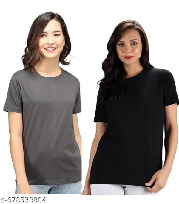 Multicolor_Premium_Polyester_T_Shirt_For_Women_Pack_Of_2