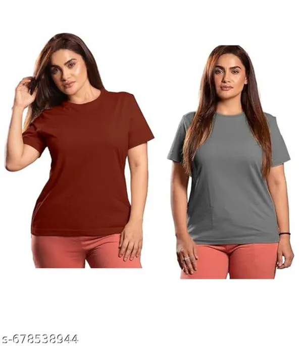 Multicolor_Premium_Polyester_T_Shirt_For_Women