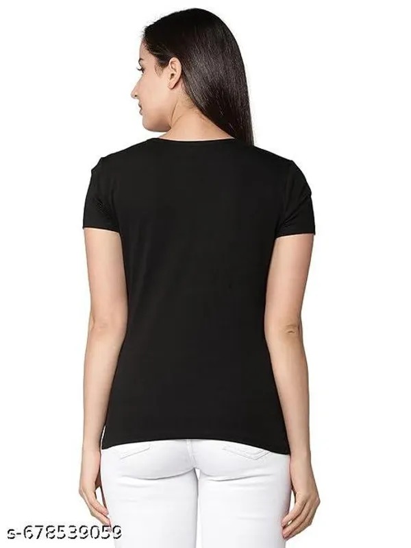 Black_Premium_Polyester_T_Shirt_For_Women