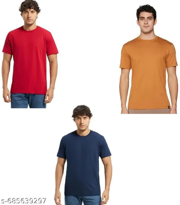 Multicolor_Premium_Lycra_T_Shirt_For_Men_Pack_Of_3