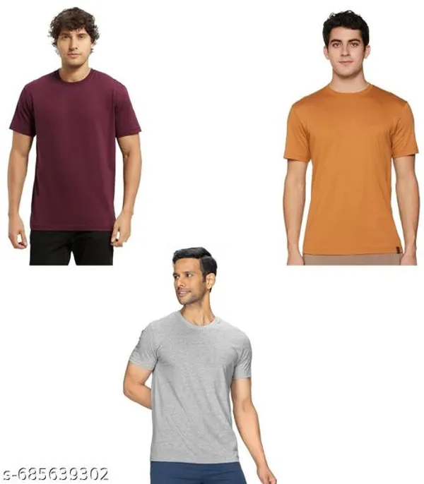 Multicolor_Premium_Lycra_T_Shirt_For_Men_Pack_Of_3